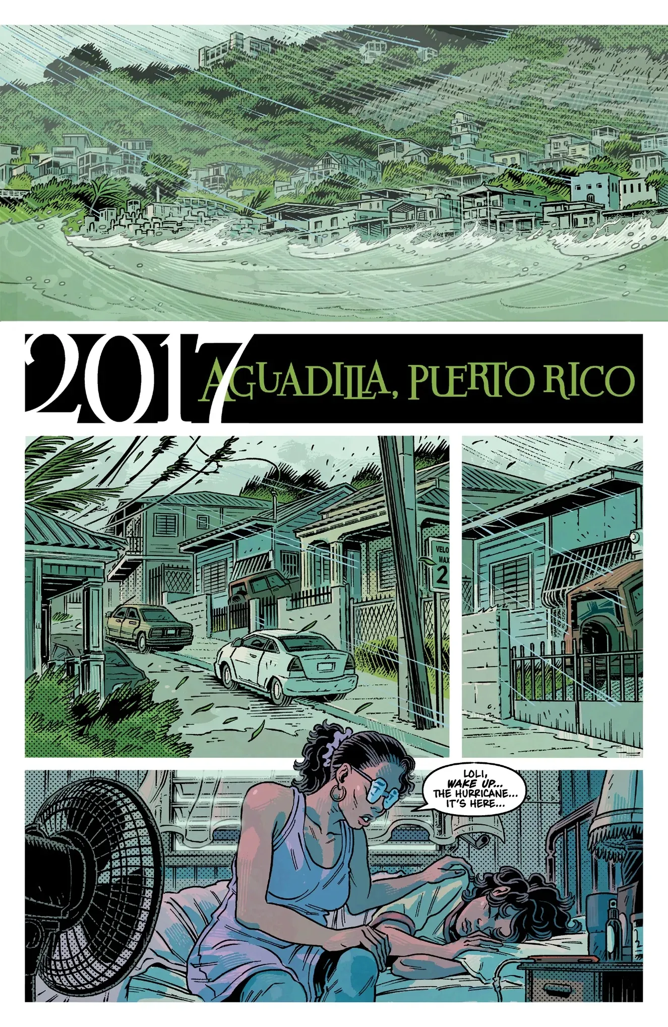 Letrismo in use, by Lucas Gattoni, for Beast of Boriken Comic
